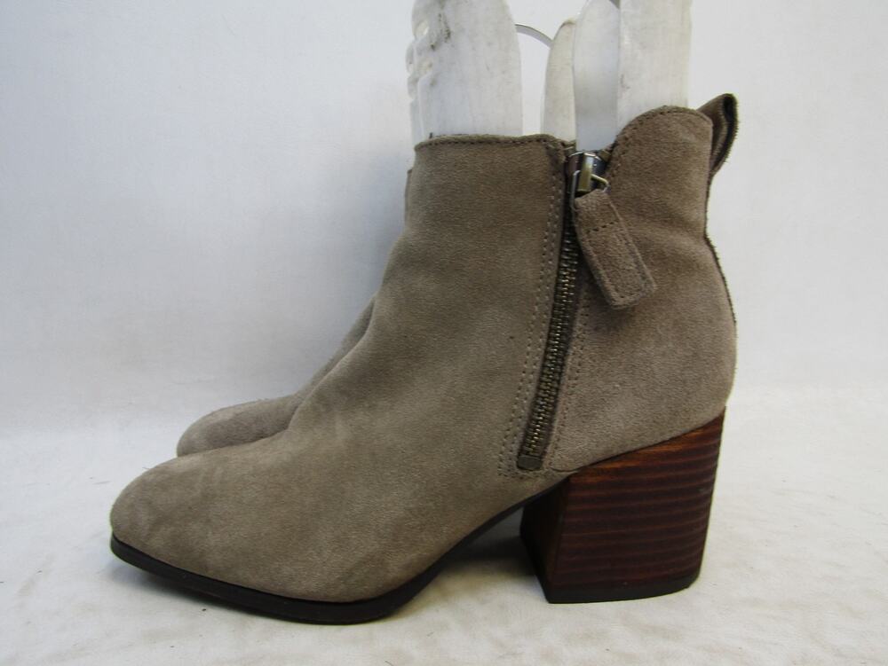 Blondo Womens Size 6.5 M Brown Suede Zip Ankle Fashion Boots Booties